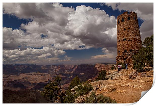 Desert Point, Grand Canyon Print by Thomas Schaeffer