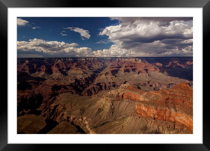 Sunset at Yavapai Point, Grand Canyon Framed Mounted Print by Thomas Schaeffer