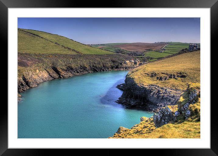 Port Quin, Cornwall Framed Mounted Print by David Wilkins