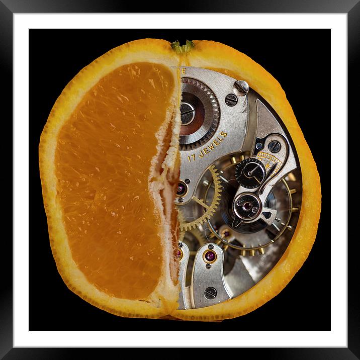 Clockwork Orange Framed Mounted Print by Brian Roscorla