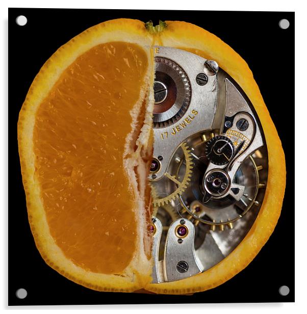 Clockwork Orange Acrylic by Brian Roscorla