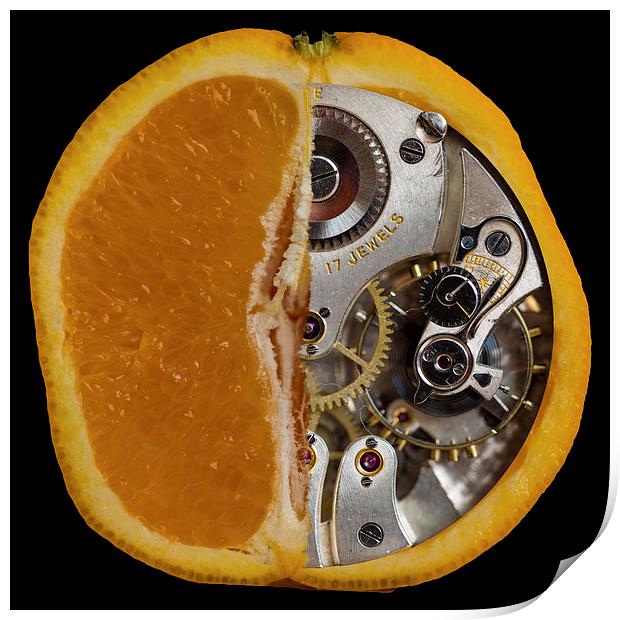 Clockwork Orange Print by Brian Roscorla