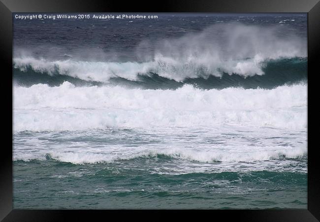  The Boiling Sea Framed Print by Craig Williams