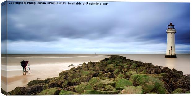 Majestic New Brighton Lighthouse Canvas Print by Phil Durkin DPAGB BPE4
