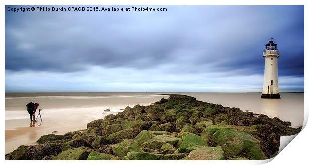 Majestic New Brighton Lighthouse Print by Phil Durkin DPAGB BPE4