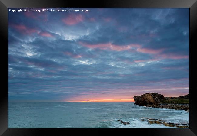  Sunrise over the North East coast  Framed Print by Phil Reay