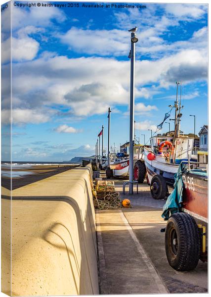  Safely Parked Canvas Print by keith sayer