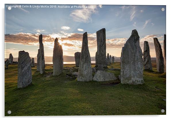 Standing Stones at Callanish Acrylic by Colin & Linda McKie