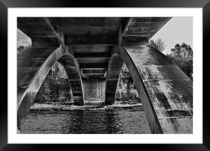 Under Garrion Bridge Framed Mounted Print by Tommy Reilly