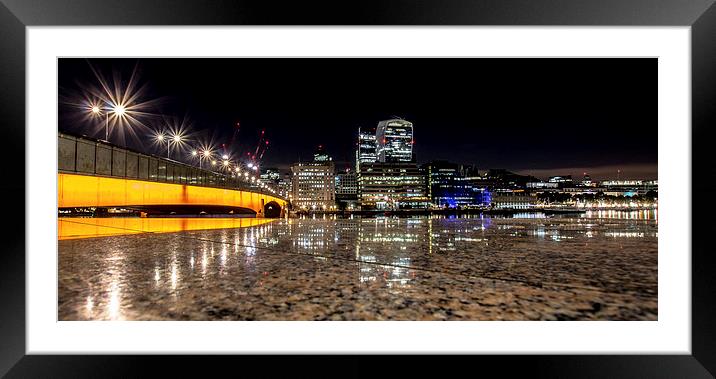 Reflecting London Framed Mounted Print by Elements Of Time