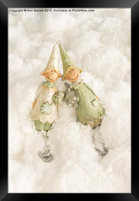 Christmas Elves Framed Print by Ann Garrett