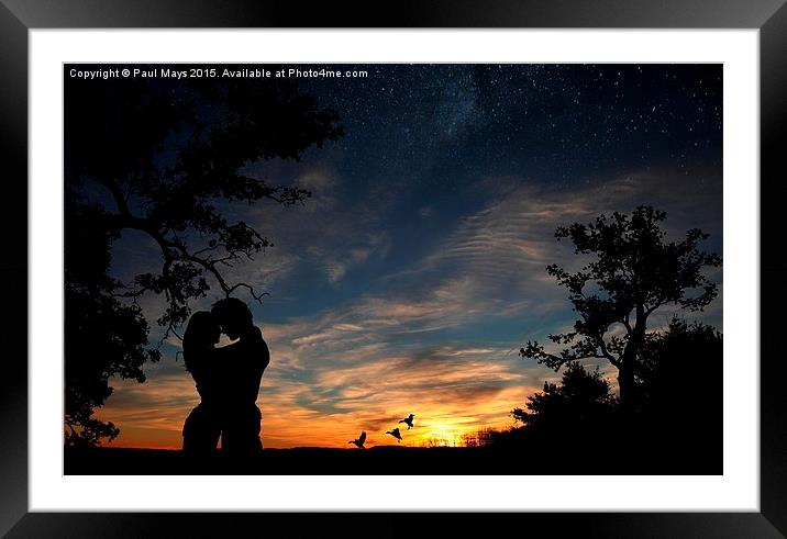  Kentucky Couple in Sunset  Framed Mounted Print by Paul Mays