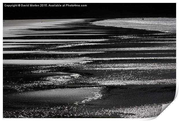 Ripples in the Sand Print by David Morton