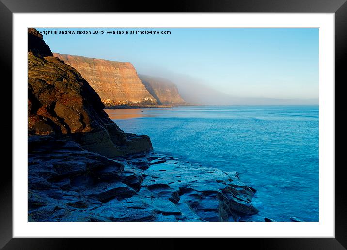  MISTY START Framed Mounted Print by andrew saxton