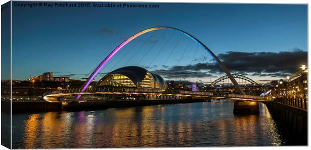  Millennium Bridge on its 15th Birthday Canvas Print by Ray Pritchard