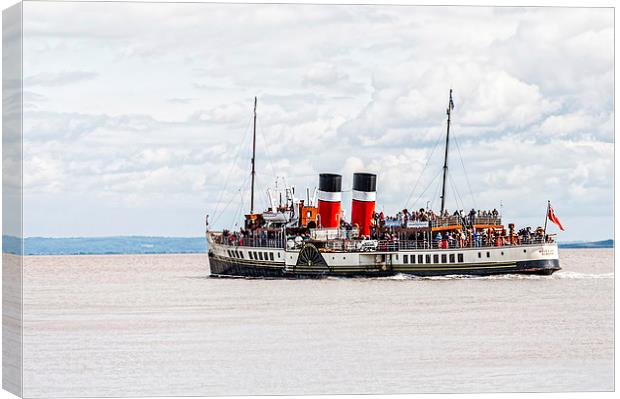 PS Waverley Canvas Print by Steve Purnell