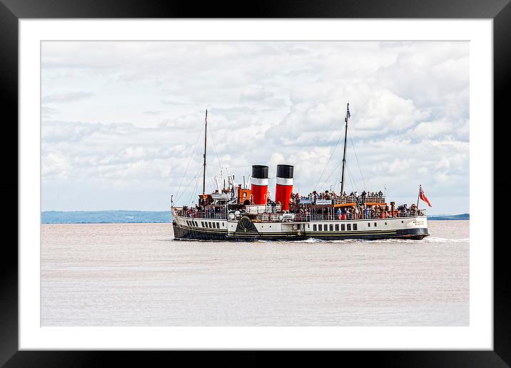 PS Waverley Framed Mounted Print by Steve Purnell