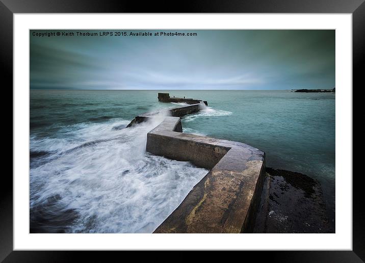 St Monans Harbour Framed Mounted Print by Keith Thorburn EFIAP/b