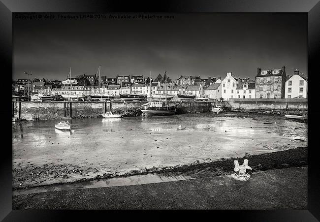 St Monans Harbour Framed Print by Keith Thorburn EFIAP/b