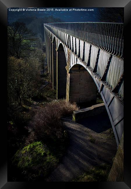  Pontcysyllte Aqueduct Framed Print by Victoria Bowie