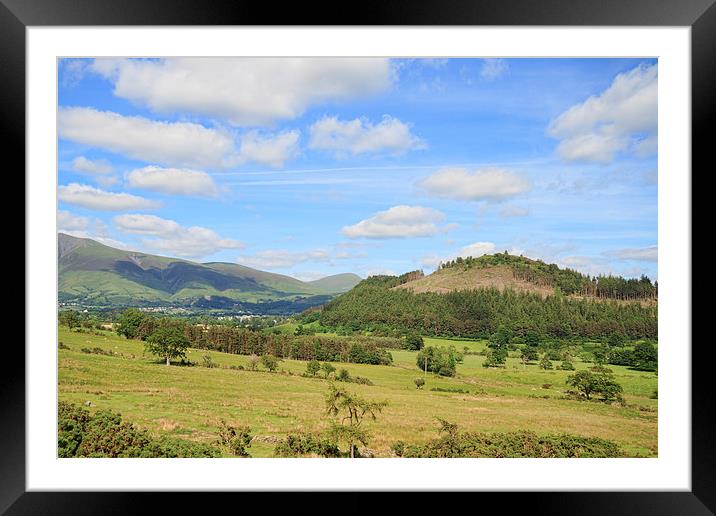 The picturesque lake District. Framed Mounted Print by chris smith