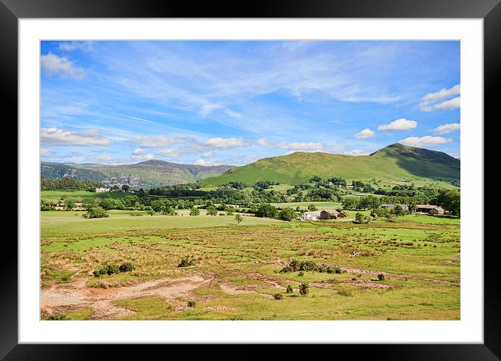 The picturesque lake District. Framed Mounted Print by chris smith