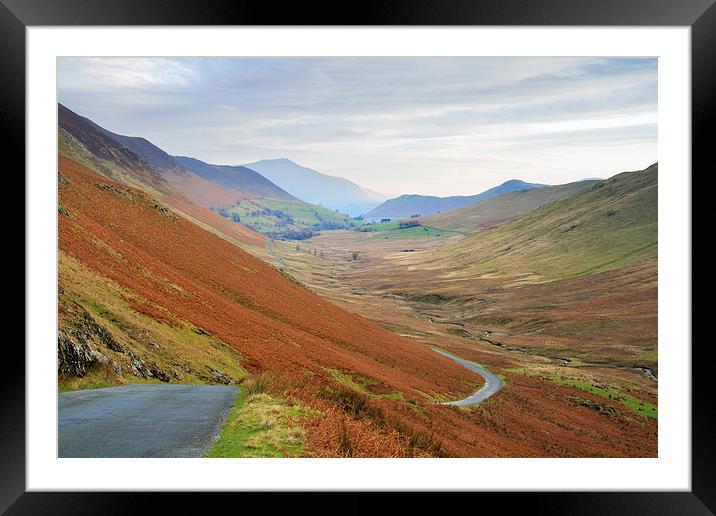 The lake District. Framed Mounted Print by chris smith