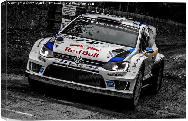  Volkswagen WRC Canvas Print by Steve Morris