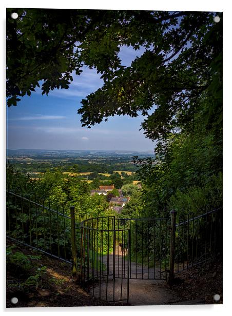 Shaftesbury View, Shaftesbury, England, UK Acrylic by Mark Llewellyn