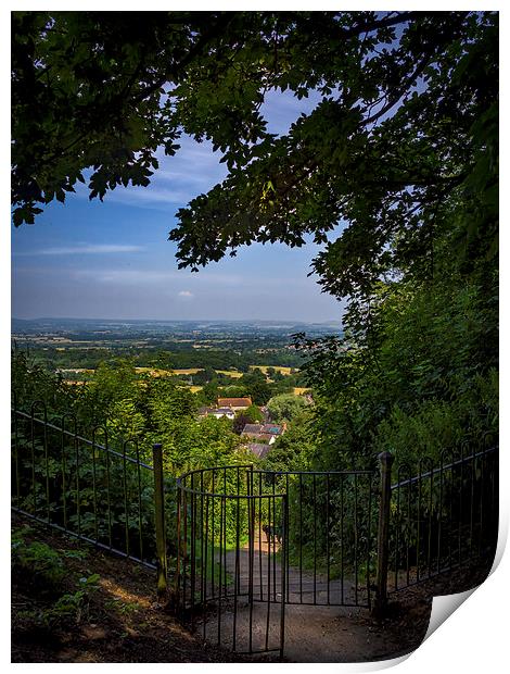 Shaftesbury View, Shaftesbury, England, UK Print by Mark Llewellyn