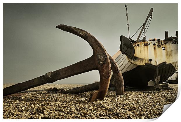 Anchored Print by Stephen Mole