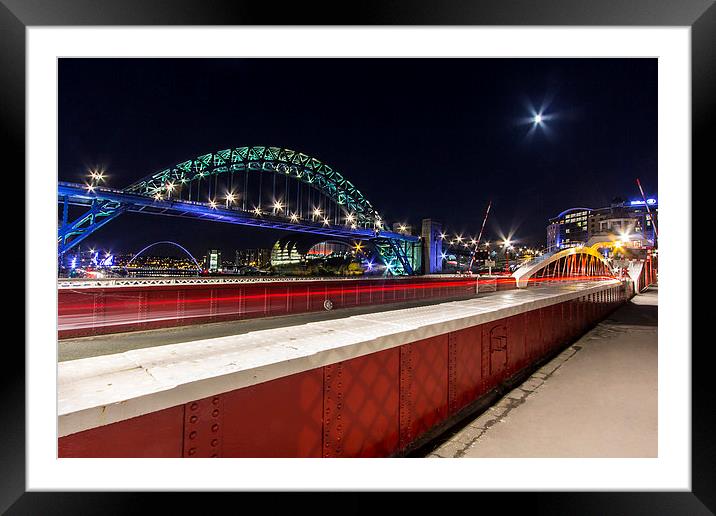  Newcastle Quayside Framed Mounted Print by Northeast Images