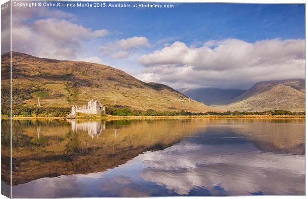  Kilchurn Castle and Loch Awe Canvas Print by Colin & Linda McKie