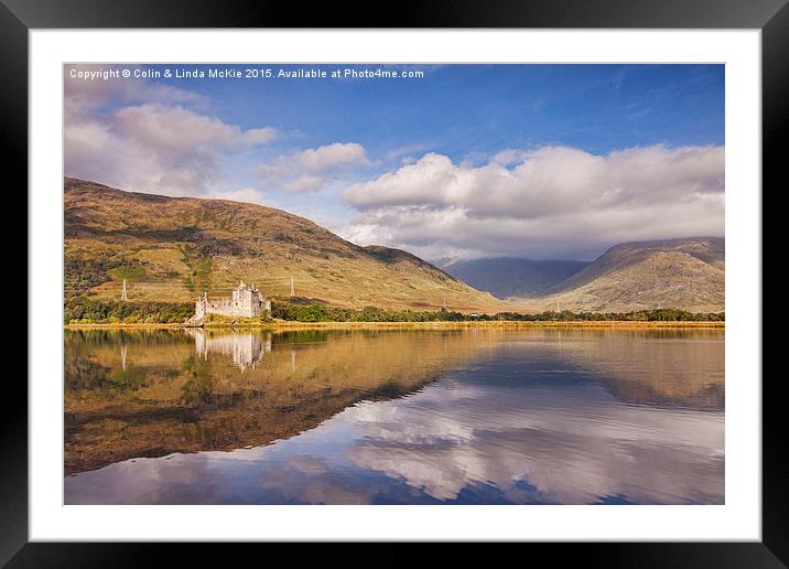  Kilchurn Castle and Loch Awe Framed Mounted Print by Colin & Linda McKie