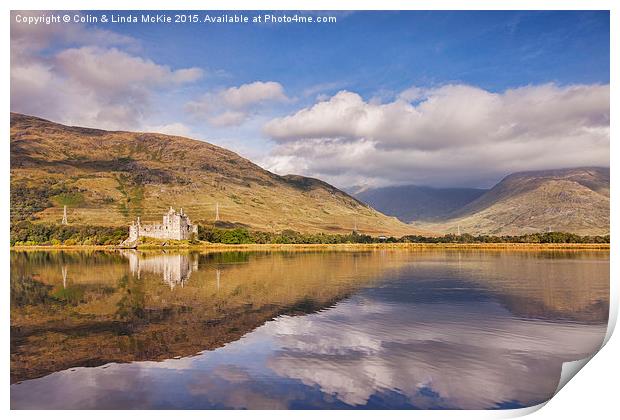  Kilchurn Castle and Loch Awe Print by Colin & Linda McKie