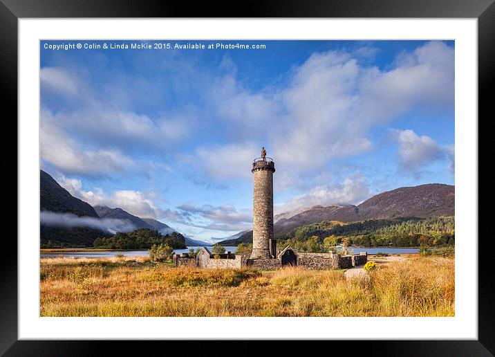  Glenfinnan Monument Framed Mounted Print by Colin & Linda McKie