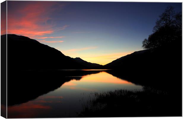 Loch Voil Sunset Canvas Print by James Buckle