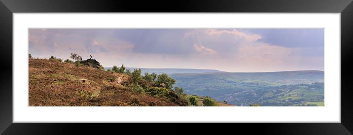 Yorkshire panoramic. Framed Mounted Print by chris smith