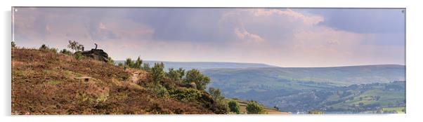 Yorkshire panoramic. Acrylic by chris smith
