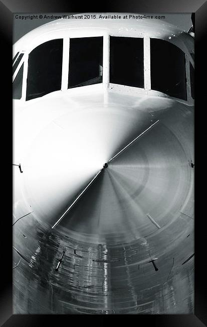  Concorde Framed Print by Andrew Warhurst