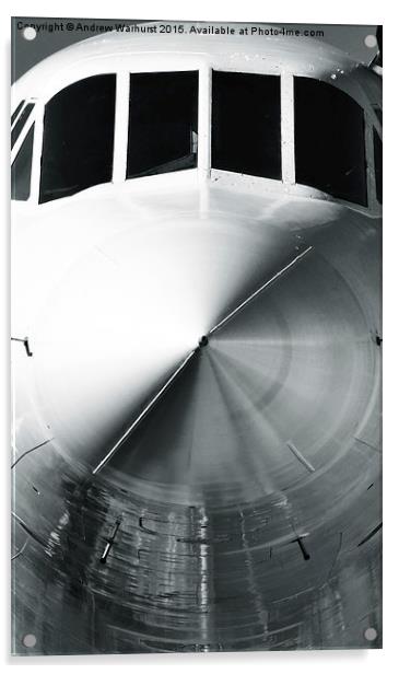  Concorde Acrylic by Andrew Warhurst