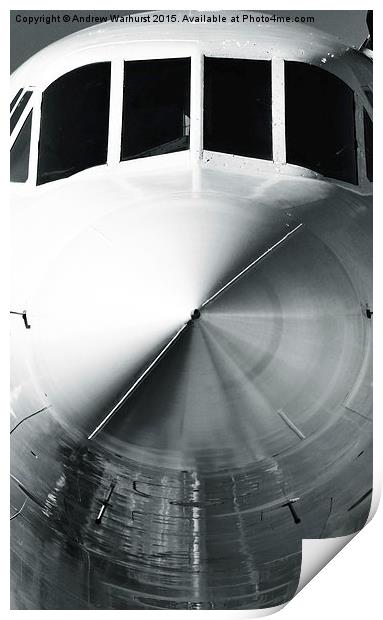  Concorde Print by Andrew Warhurst