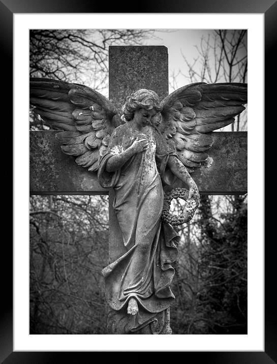 Angel  Framed Mounted Print by chris smith