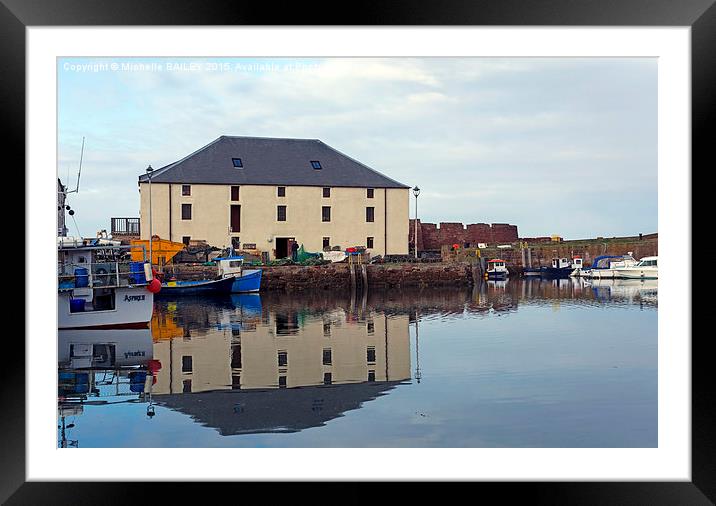 Dunbar Reflections  Framed Mounted Print by Michelle BAILEY