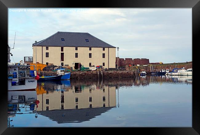 Dunbar Reflections  Framed Print by Michelle BAILEY