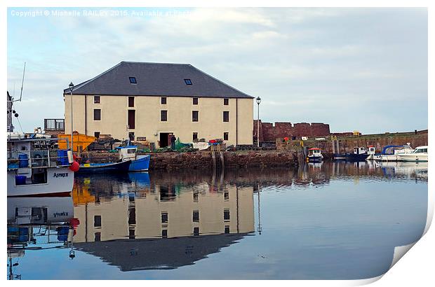 Dunbar Reflections  Print by Michelle BAILEY