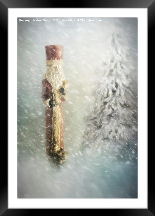 St Nicholas in the Snow Framed Mounted Print by Ann Garrett