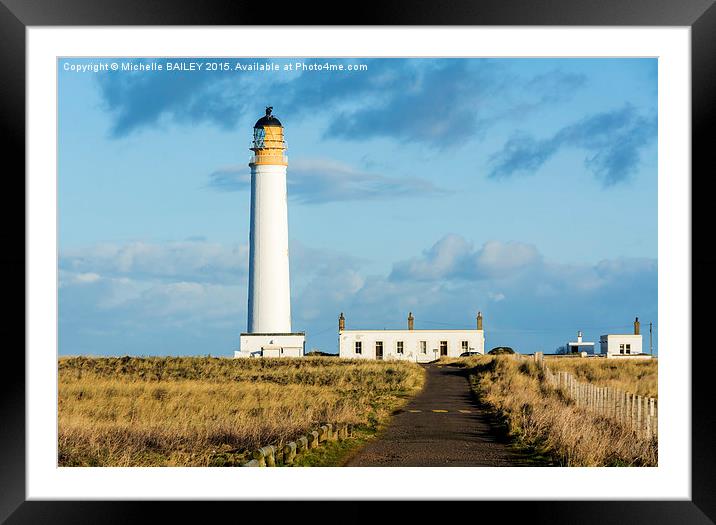  To The Lighthouse Framed Mounted Print by Michelle BAILEY