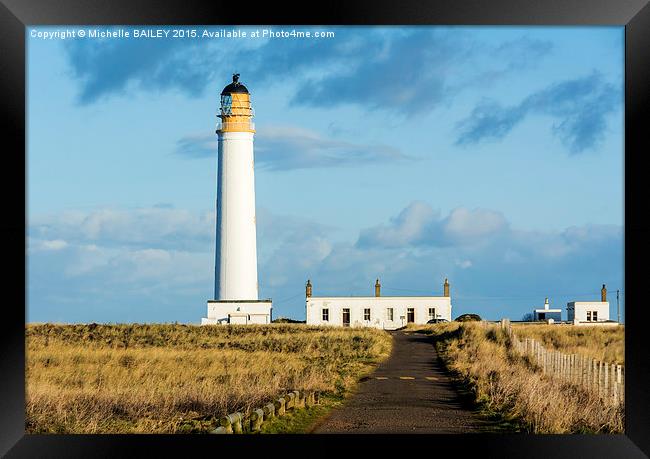  To The Lighthouse Framed Print by Michelle BAILEY