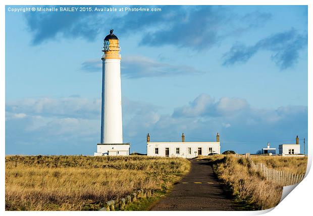  To The Lighthouse Print by Michelle BAILEY